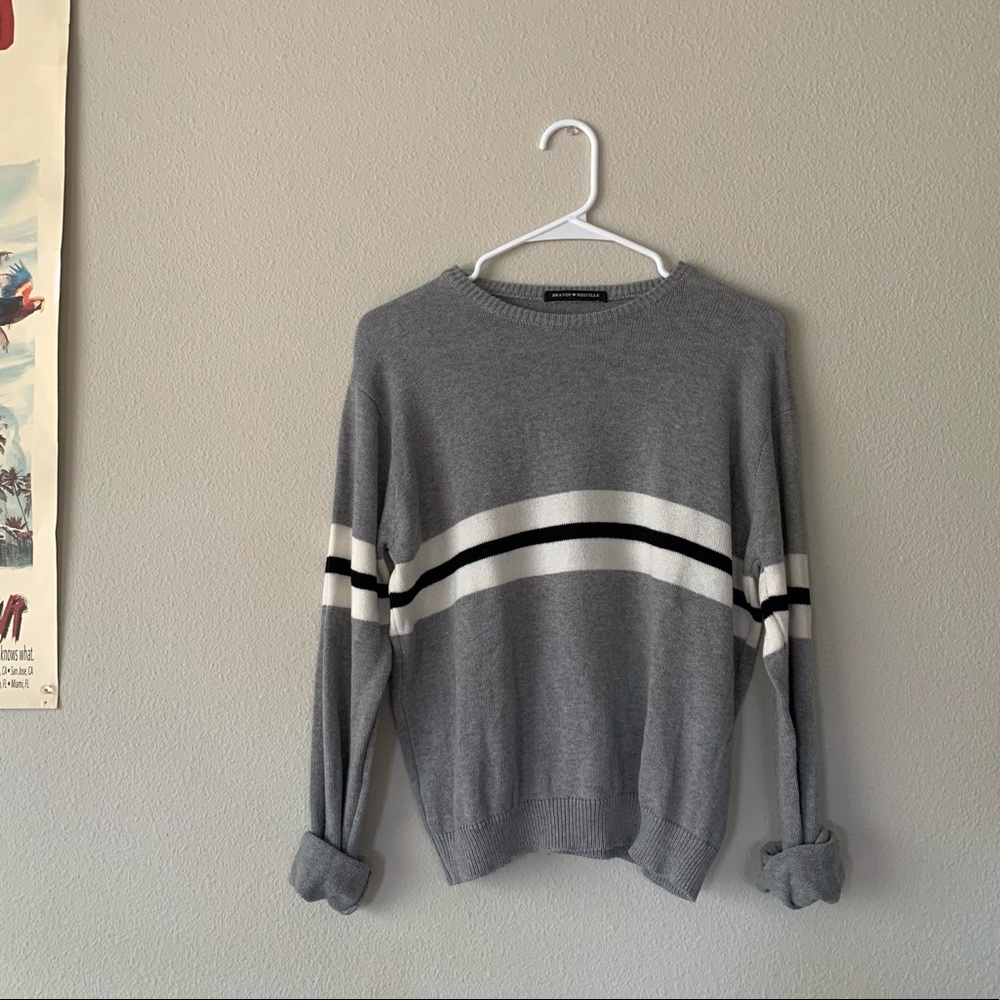 brandy melville striped sweater